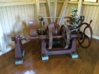 A Woodward Hortizontal Compensating turbine water wheel governor type F.